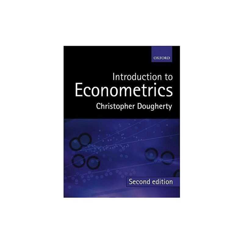 Introduction to Econometrics, 2nd Ed. by Dougherty, Christopher Paperback Book