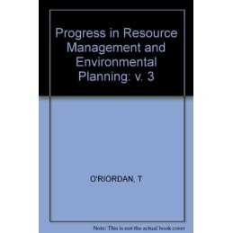Progress in Resource Management and En..., O?RIORDAN, T