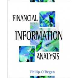 Financial Information Analysis by O?Regan, Philip Paperback Book  Fast