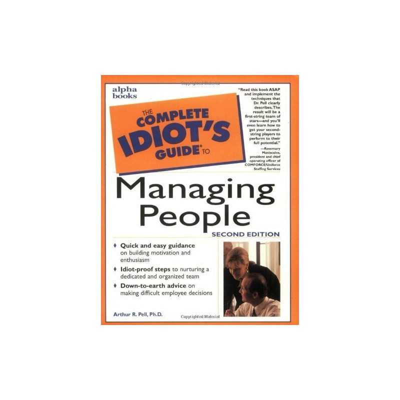 The Complete Idiots Guide to Managing... by Arthur R. Pell Counterpack - filled