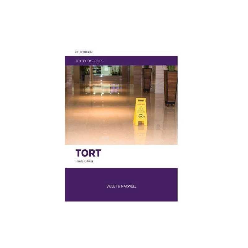 Tort by Professor Paula Giliker Book