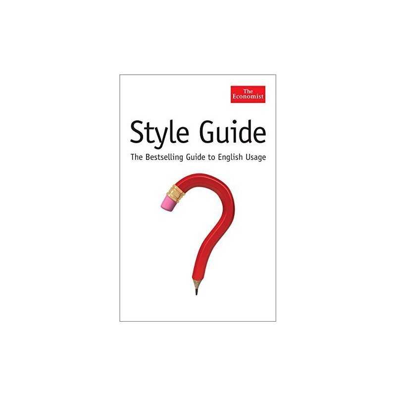 The Economist Style Guide by The Economist Hardback Book