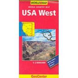 USA West (GeoCenter World Country Maps) Sheet map, folded Book  Fast
