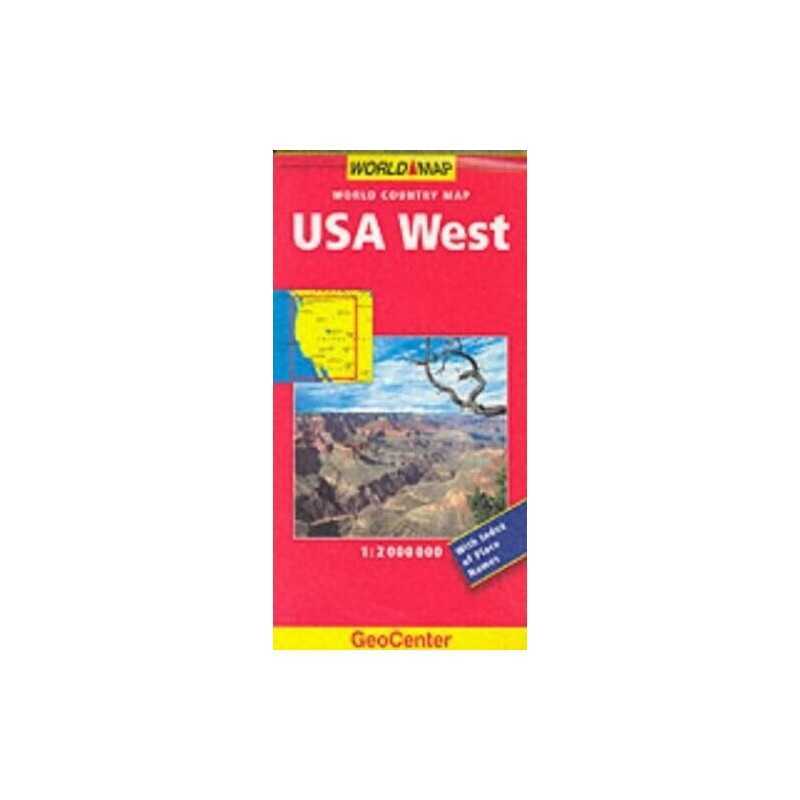 USA West (GeoCenter World Country Maps) Sheet map, folded Book  Fast