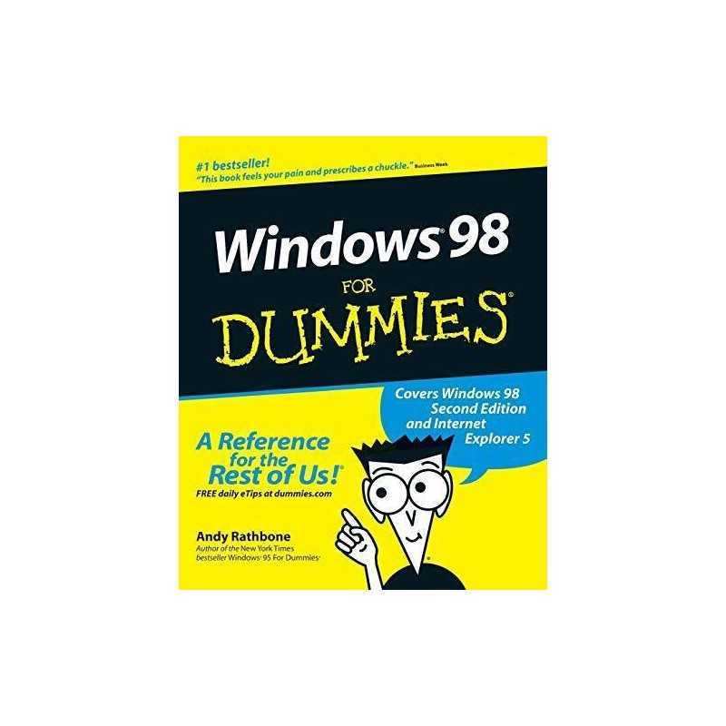 Windows 98 For Dummies by Rathbone, Andy Paperback Book