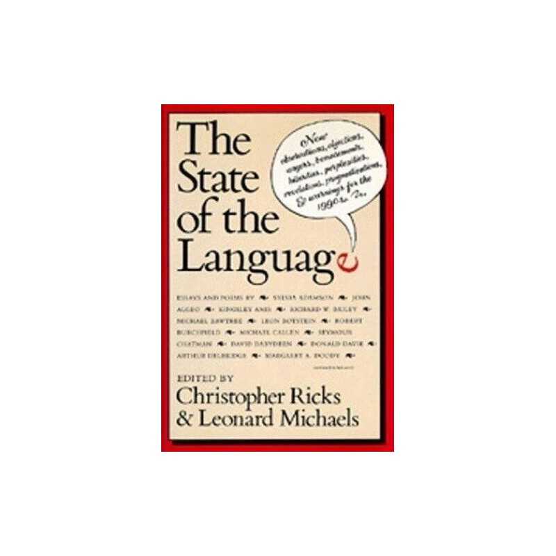 State of the Language 1990 Paperback Book