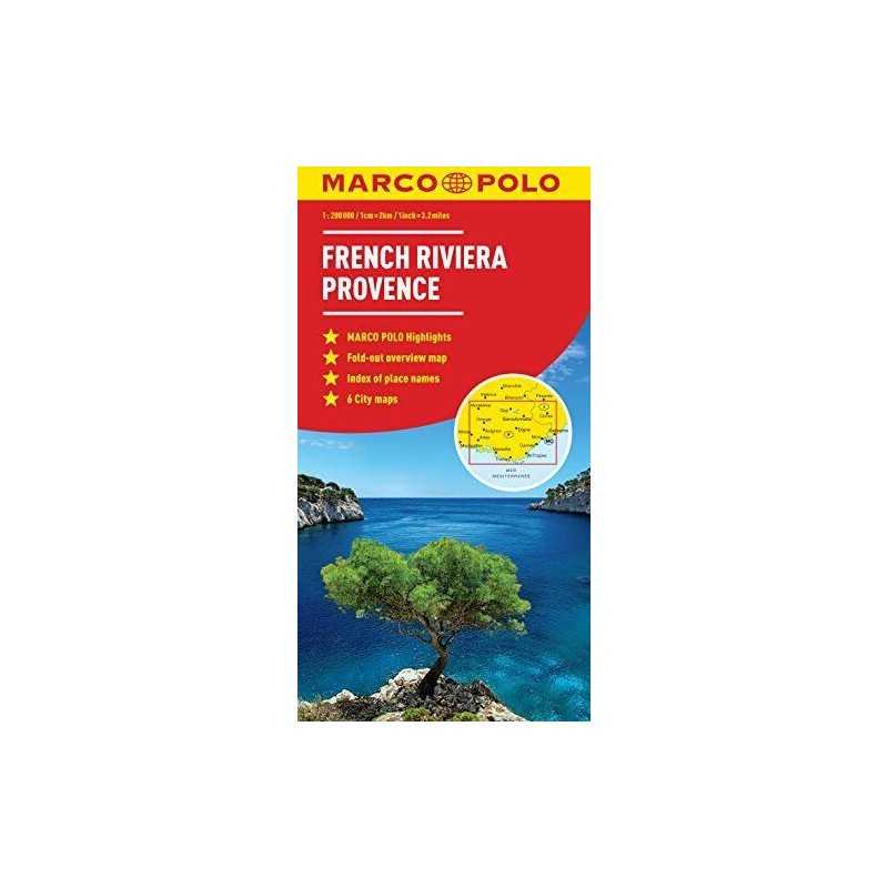 French Riviera, Provence Marco Polo Map (Marc... by Marco Polo Sheet map, folded