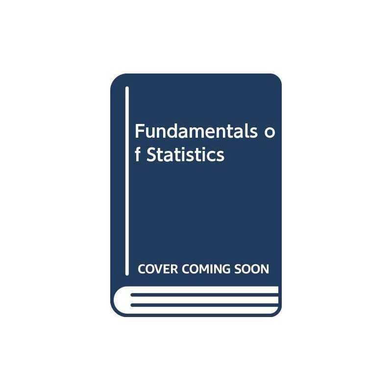 Fundamentals of Statistics by Jones, Colin Reeves Hardback Book  Fast