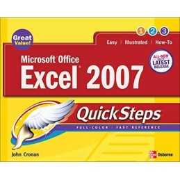 Microsoft Office Excel 2007 QuickSteps by Cronan, John Paperback Book