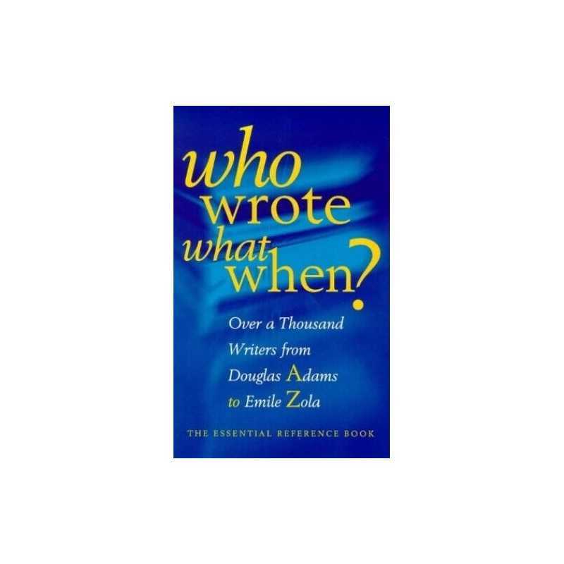 Who Wrote What When?: Over 1000 Wri..., The Diagram Gro