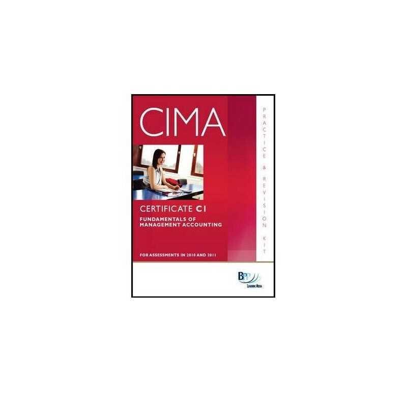 CIMA - C01 Fundamentals of Management Accou... by BPP Learning Media L Paperback