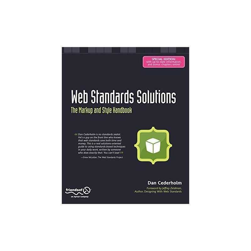 Web Standards Solutions: The Markup and Style Han... by Cederholm, Dan Paperback