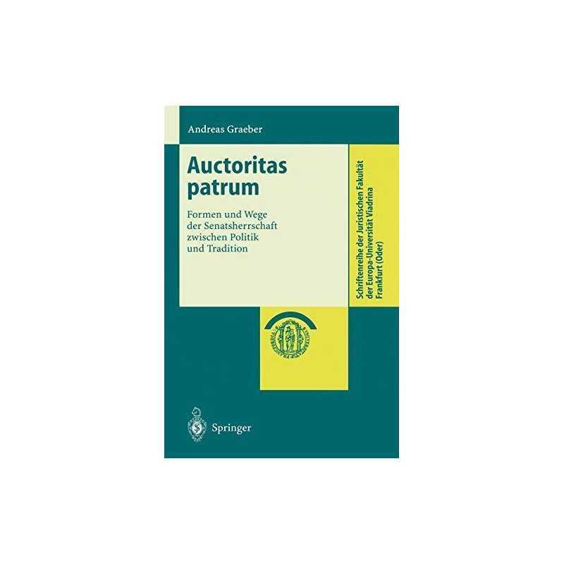 Auctoritas patrum: Formen und Wege ..., Graeber, Andrea