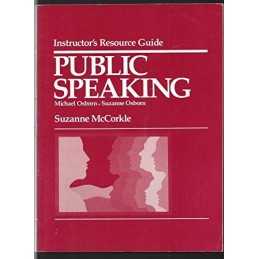 Public Speaking (Instrs Manual), Osborn, Susanne