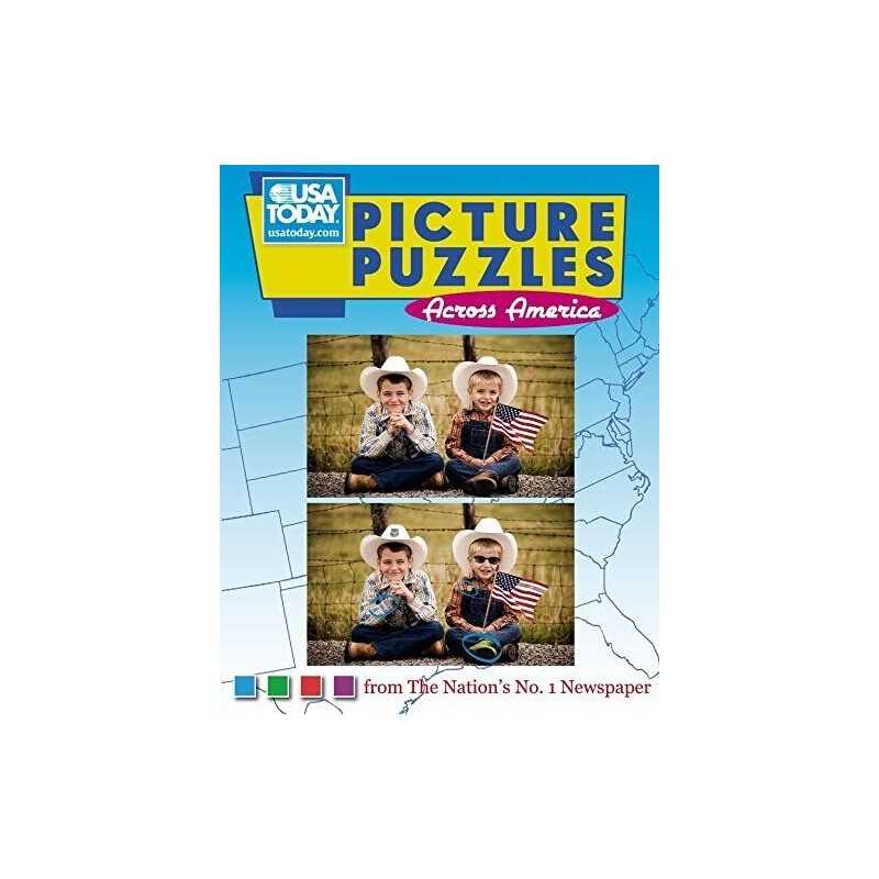 USA Today Picture Puzzles Across America: 14 (USA Today Puzzles) by Usa Today