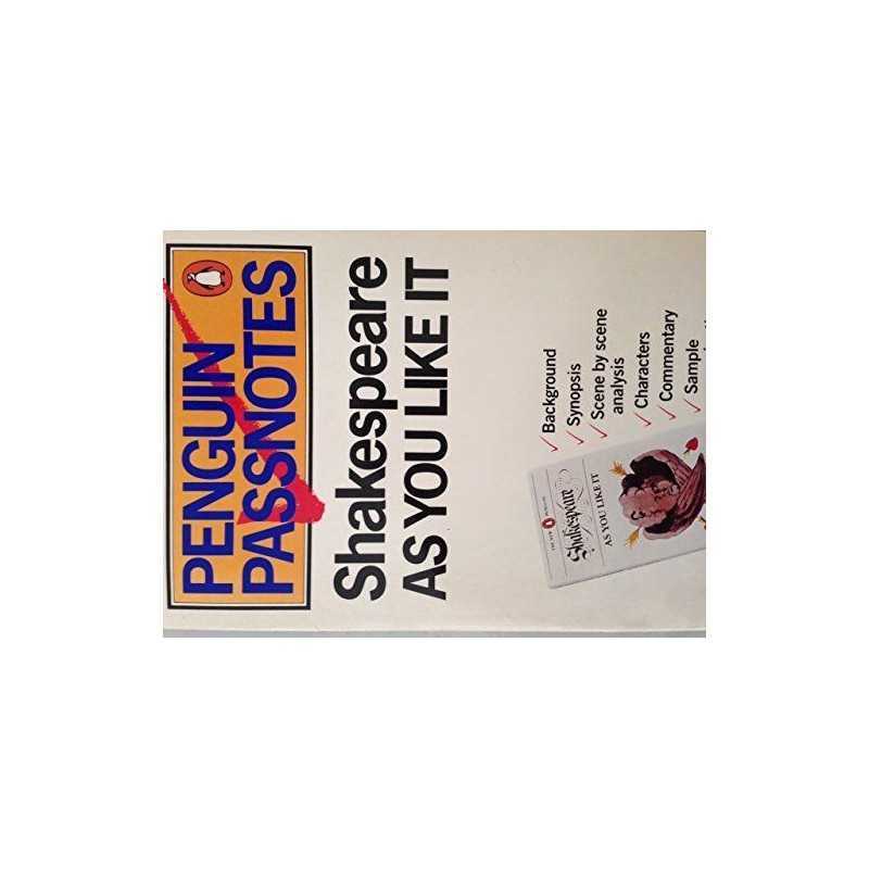 Penguin Passnotes: As You Like IT (P..., Coote, Stephen