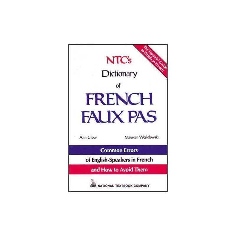 N.T.C.s Dictionary of French Faux Pas (Langu... by Wesolowski, Maureen Hardback