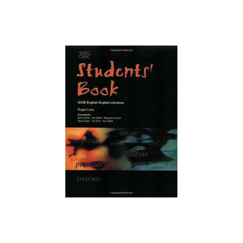 WJEC/CBAC GCSE English/English Literatur..., Snell, Ted