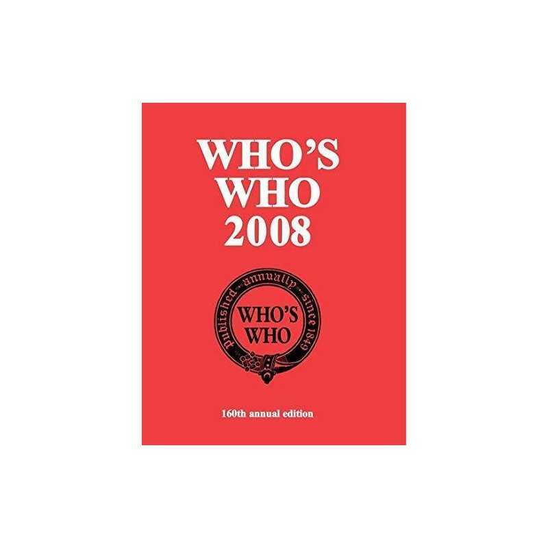 Whos Who 2008 by A&c Black Hardback Book