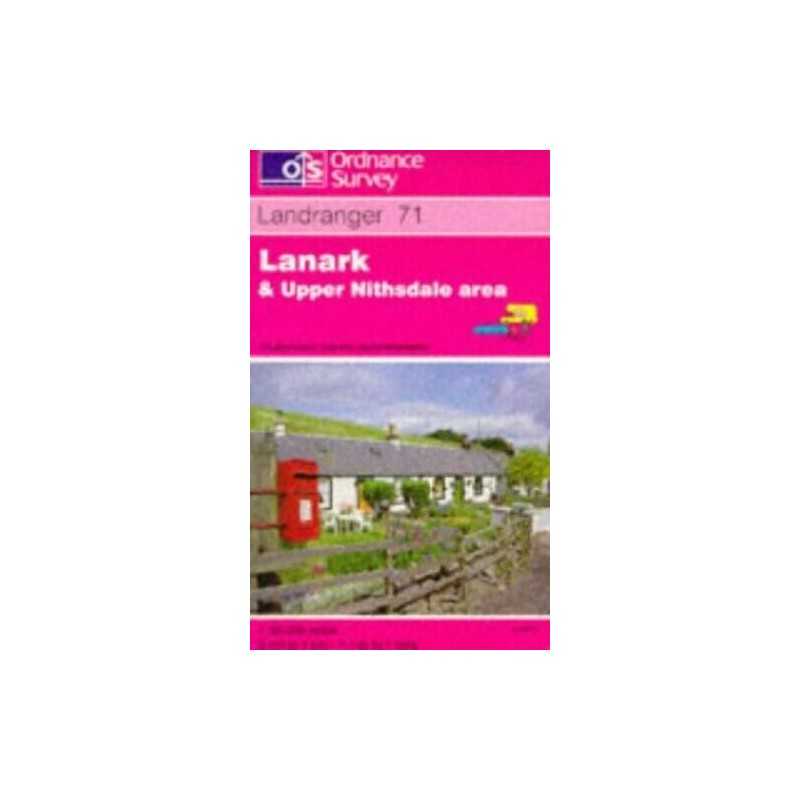 Lanark and Upper Nithsdale Area by Ordnance Survey Sheet map, folded Book The