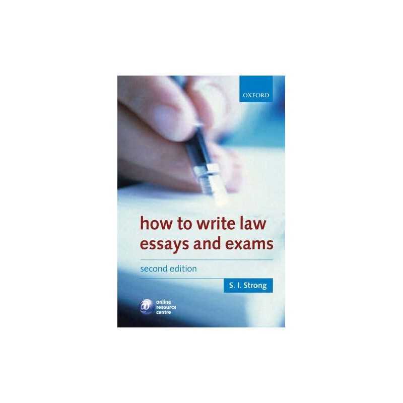 How to Write Law Essays & Exams by Strong, S I Paperback Book  Fast