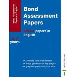 Bond Assessment Papers: Starter Papers in English 6... by Sarah Lindsay Pamphlet