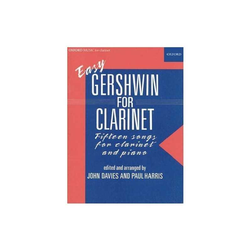 Easy Gershwin for clarinet by Davies, John Sheet music Book