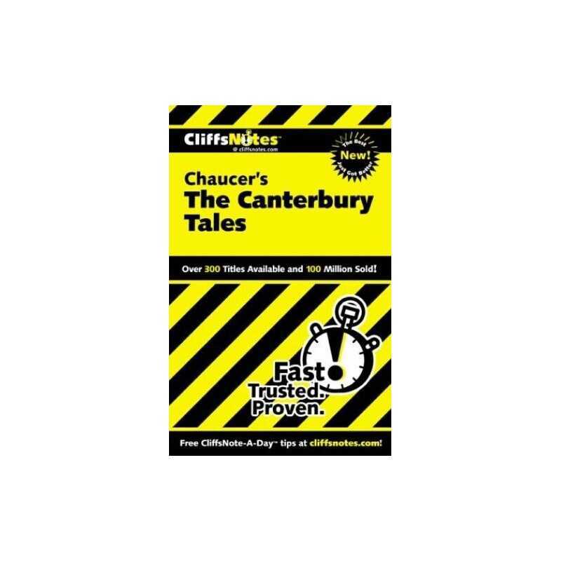 CliffsNotesTM on Chaucer?s The Cant..., Roberts, James