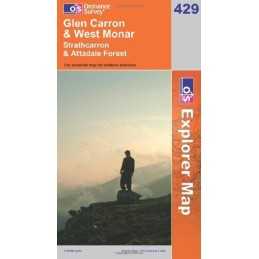 Glen Carron and West Monar (OS Expl..., Ordnance Survey