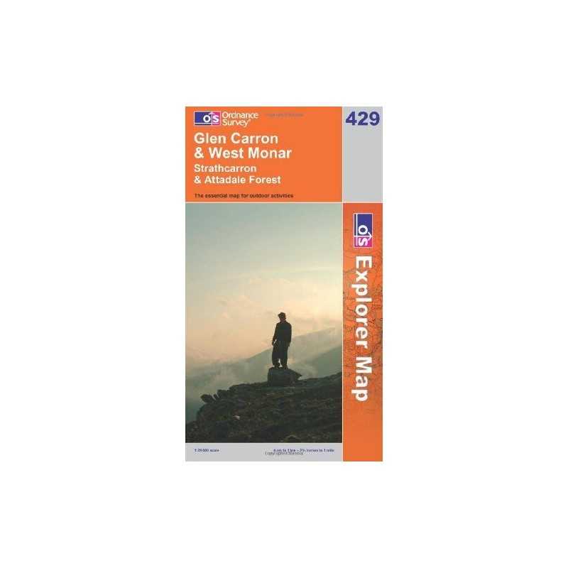 Glen Carron and West Monar (OS Expl..., Ordnance Survey