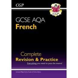 GCSE French AQA Complete Revision & Practice (with CD & Online E... by CGP Books
