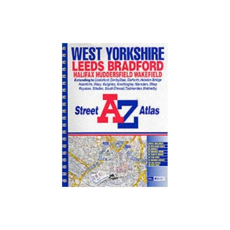 A-Z West Yorkshire Street Atlas by Geographers A-Z Map Company Paperback Book