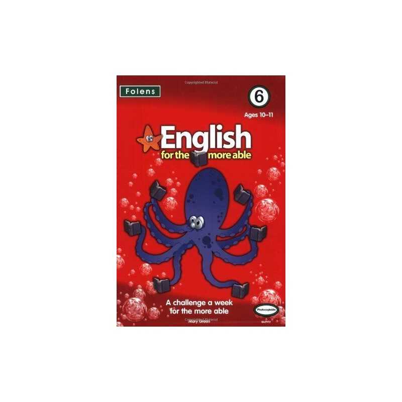 English for the More Able: Bk. 6 (English for the Mor... by Mary Green Paperback
