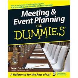 Meeting and Event Planning For Dummies by Friedmann, Susan Paperback Book The