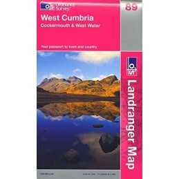 West Cumbria, Cockermouth & Wast Water (OS Landranger Map)... by Ordnance Survey