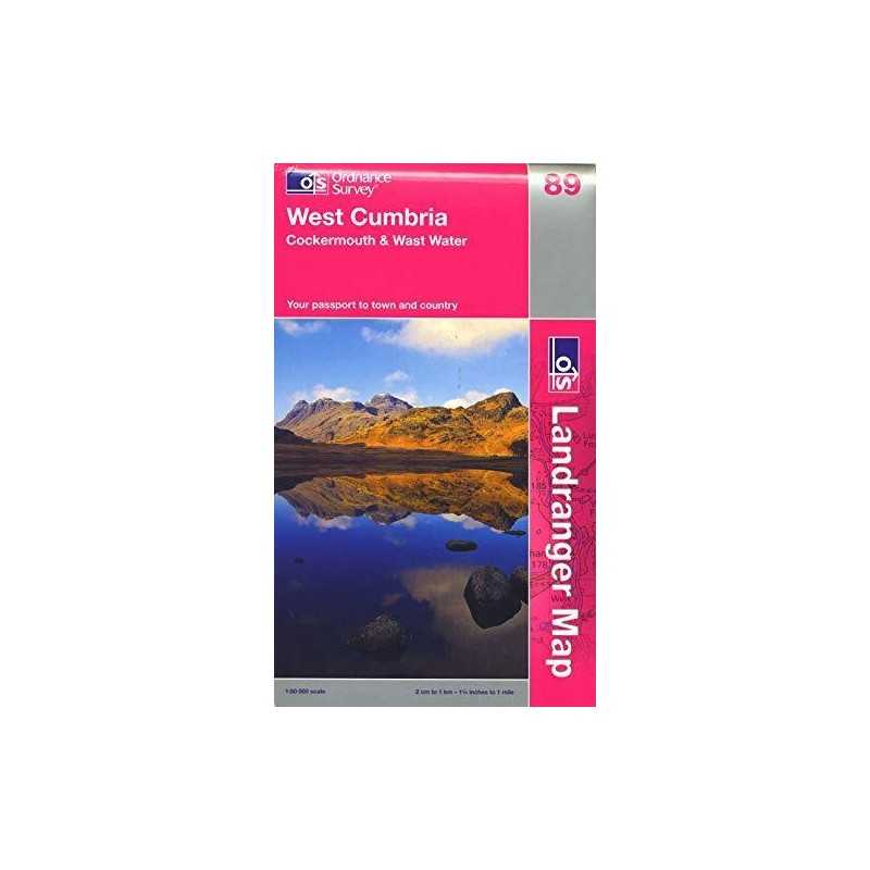 West Cumbria, Cockermouth & Wast Water (OS Landranger Map)... by Ordnance Survey