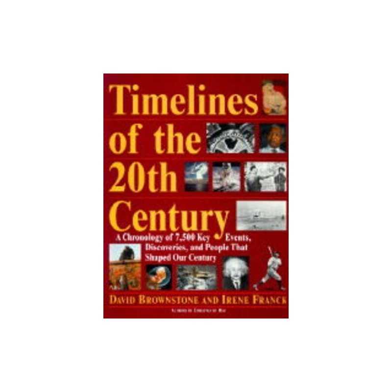 Timelines of the 20th Century: A Chronology... by Brownstone, David M. Paperback