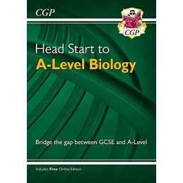 Head Start to A-Level Biology (with Online Edition) - bridging t... by CGP Books