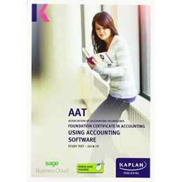 USING ACCOUNTING SOFTWARE – STUDY T..., KAPLAN PUBLISHI