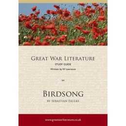 Great War Literature Study Guide on Birdsong by Sebastian Faulks Paperback The