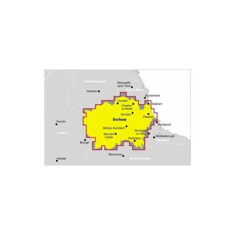 Ordnance Survey Durham Street Atlas (..., Philips Maps