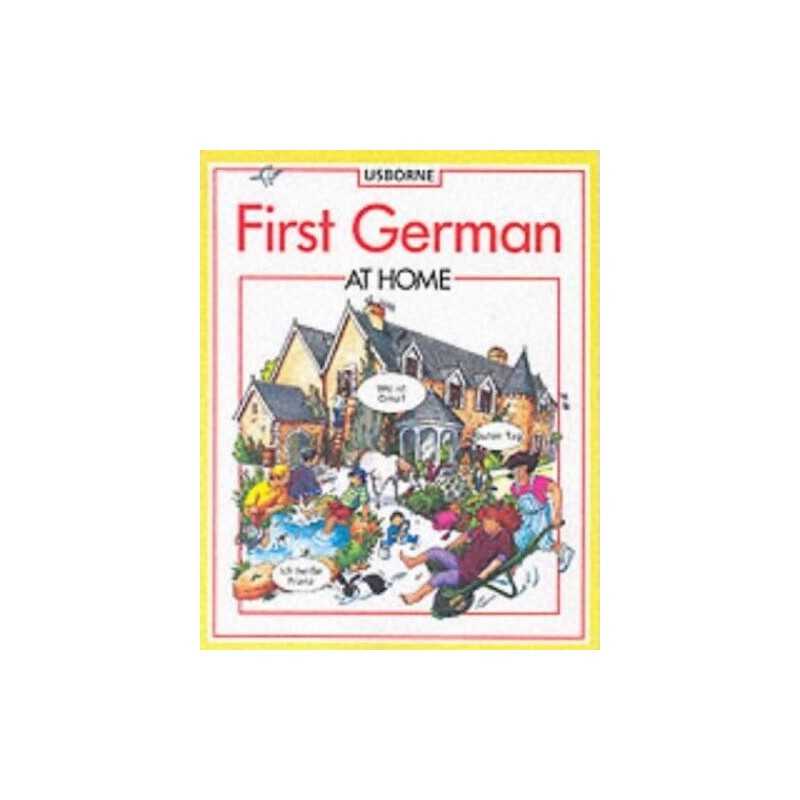 First German at Home (Usborne First Languages) by Tyler, Jenny Paperback Book