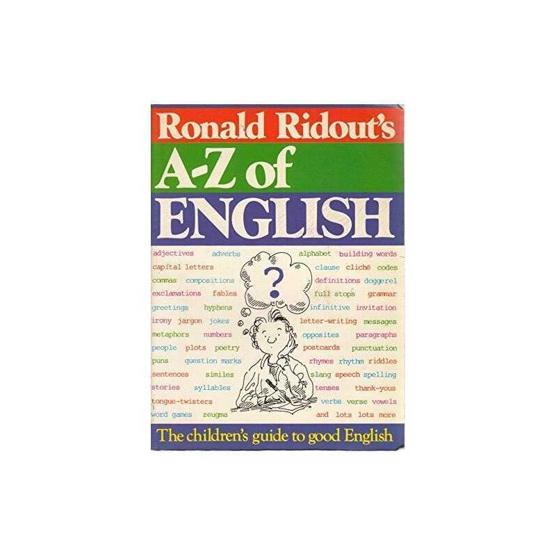 A. to Z. of English by Ridout, Ronald Paperback Book