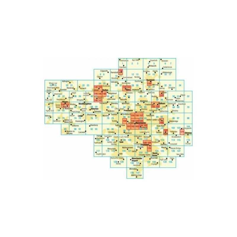 Greater Manchester Street Atlas Spiral bound Book