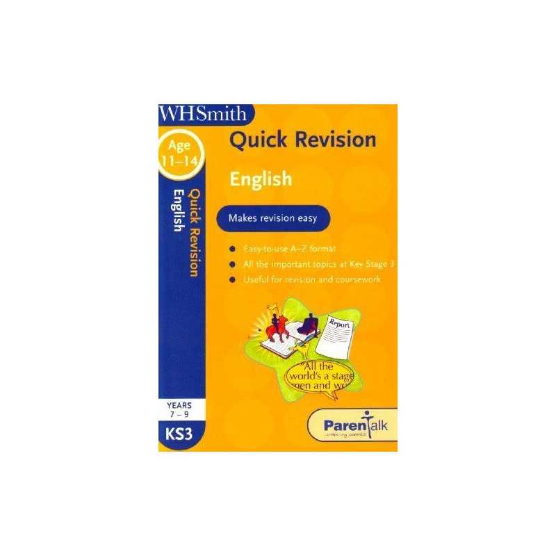 Quick Revision KS3 English by Simpson, Ron Paperback Book