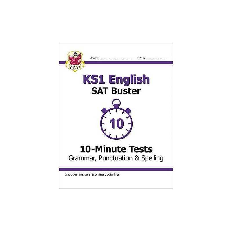 KS1 English SAT Buster 10-Minute Tests: Grammar, Punctuation & S... by CGP Books
