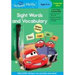 Disney Learning: School Skills - Cars Sight Words And ... by Disney Spiral bound
