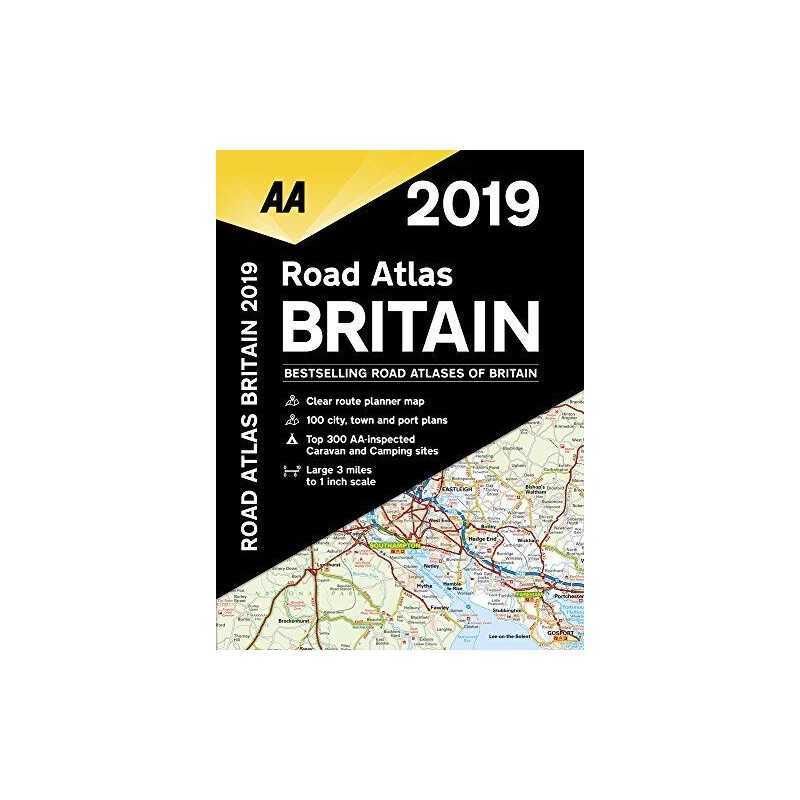 Road Atlas Britain 2019 SP (AA Road Atlas Britain) by AA Publishing Book The