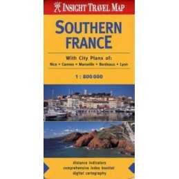 Southern France Insight Travel Map