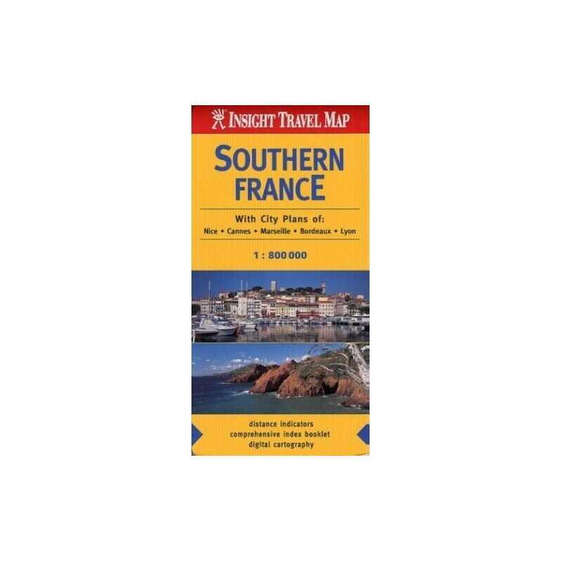 Southern France Insight Travel Map